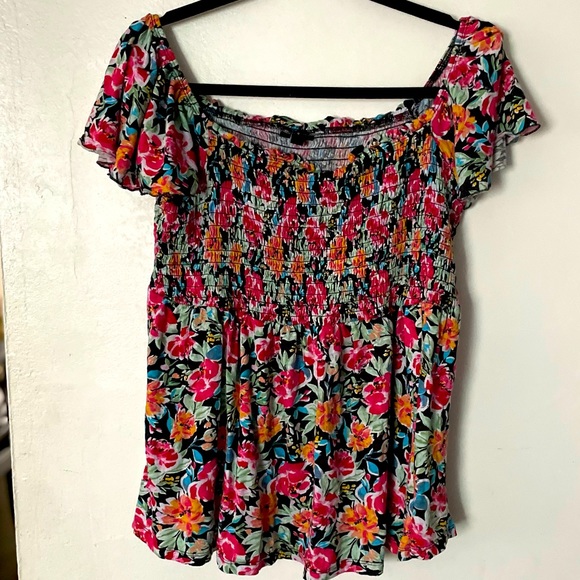 Torrid smocked top - Picture 2 of 3